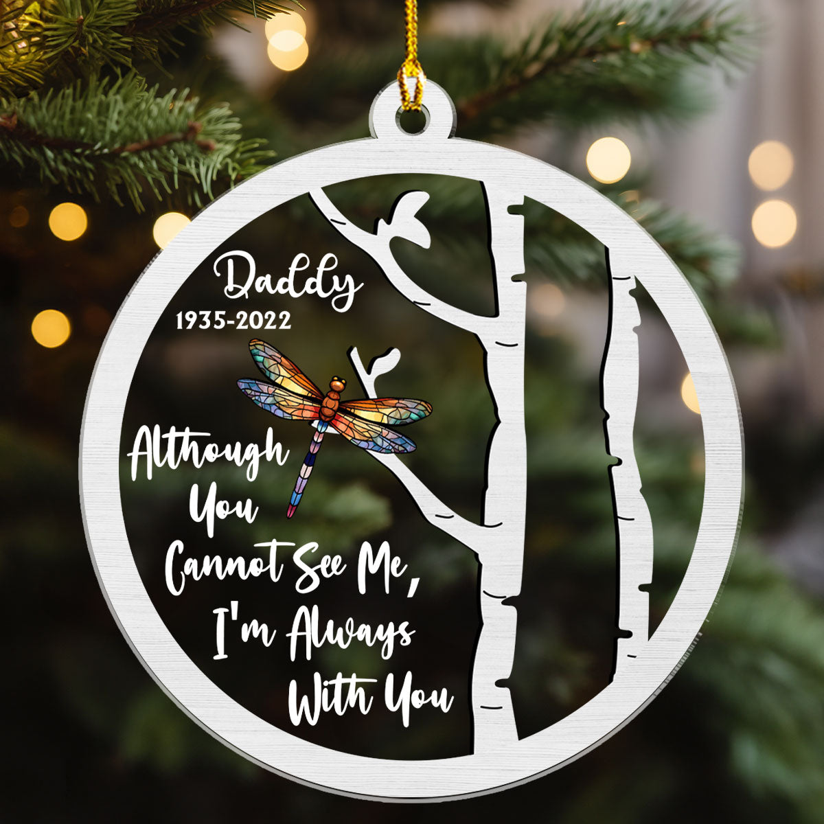 My Heart Were Not Ready - Personalized Custom Acrylic Ornament