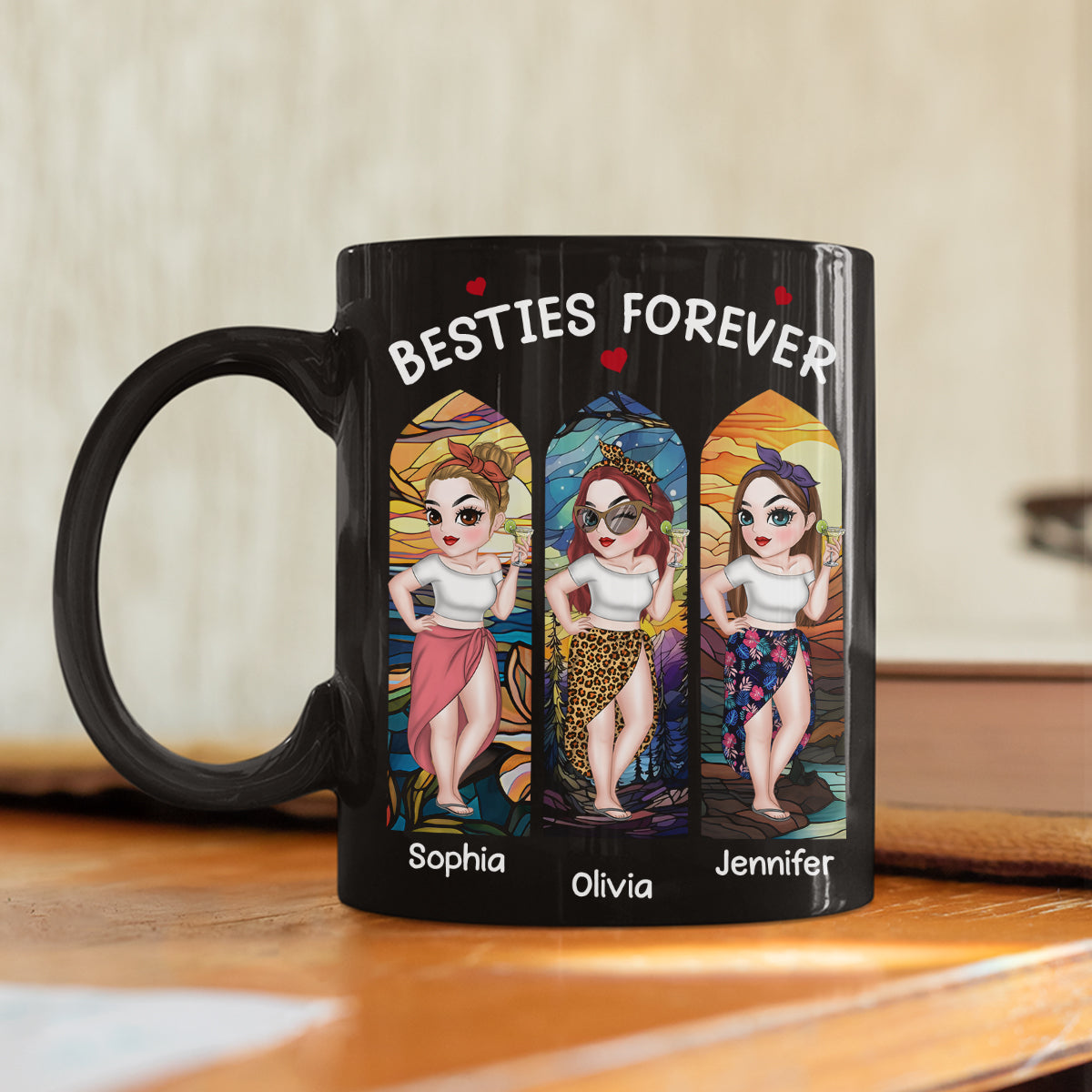 Bestie Forever - Personalized Custom Coffee Mug