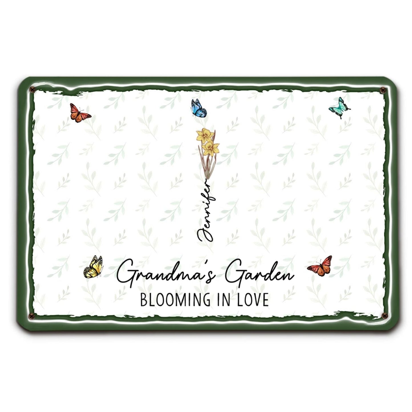 First Mom Now Grandma - Personalized Custom 3D Inflated Effect Metal Sign