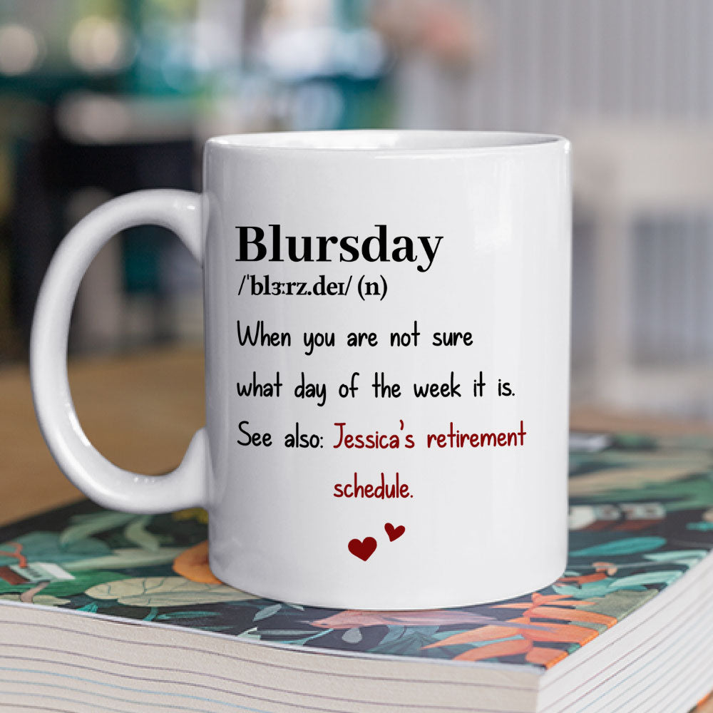 Skipped Mondays Forever And Ever - Personalized Custom Coffee Mug