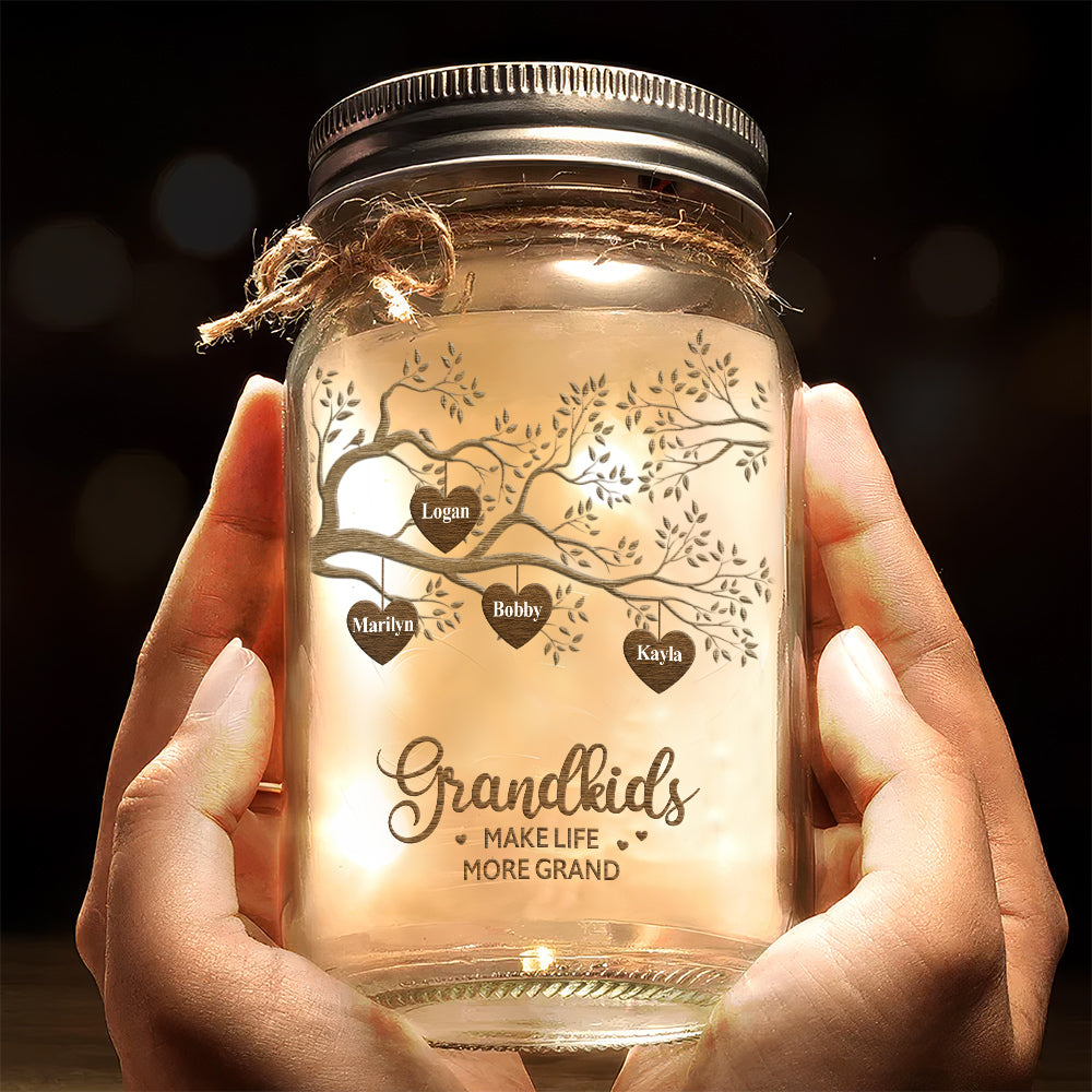 The Greatest Blessing - Personalized Custom Mason Jar Light