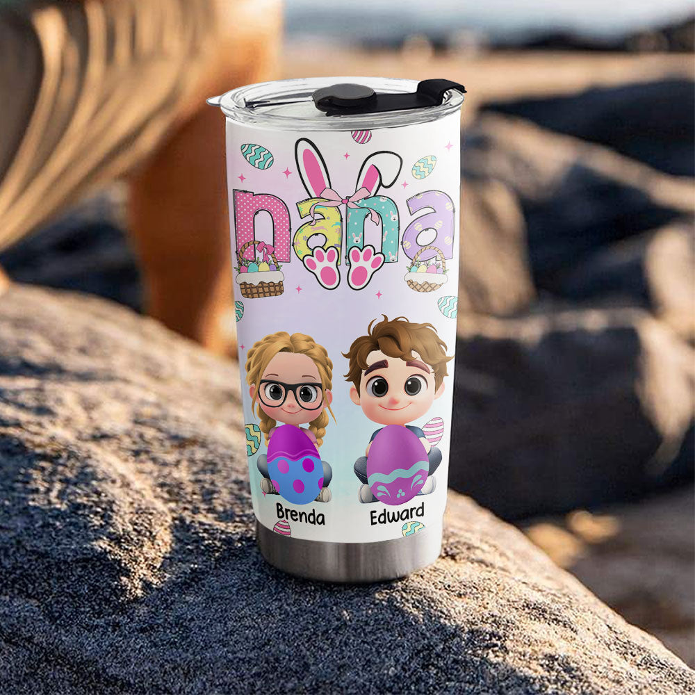 Grandma Love Is Timeless And Everlasting - Personalized Custom Tumbler