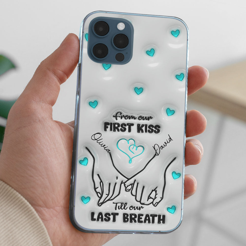 Till Our Last Breath -  Personalized Custom 3D Inflated Effect Phone Case