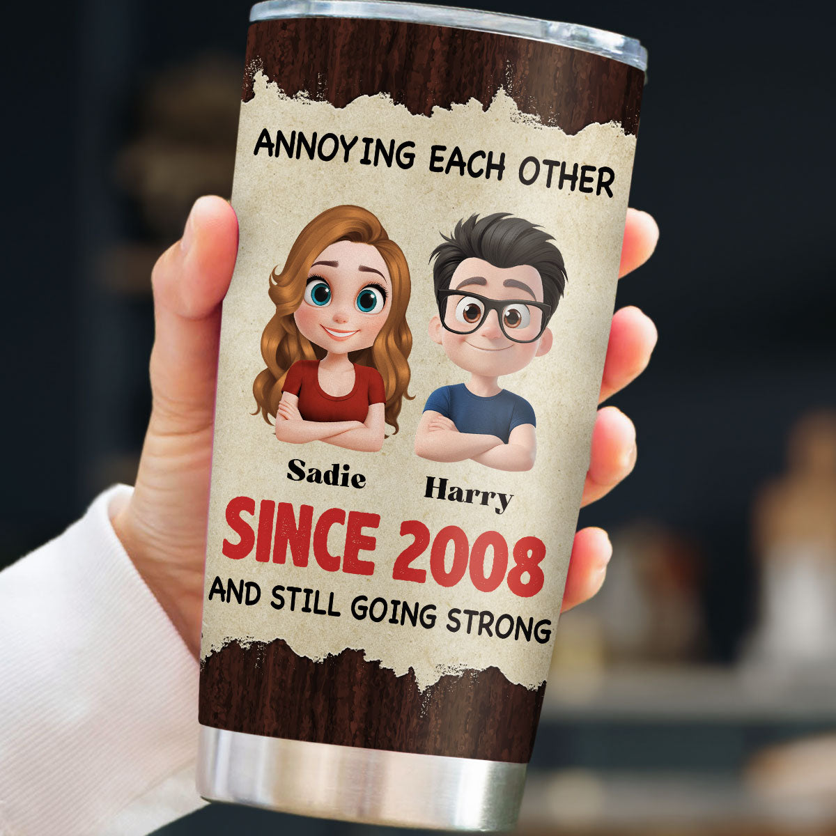 With You Forever - Personalized Custom Tumbler