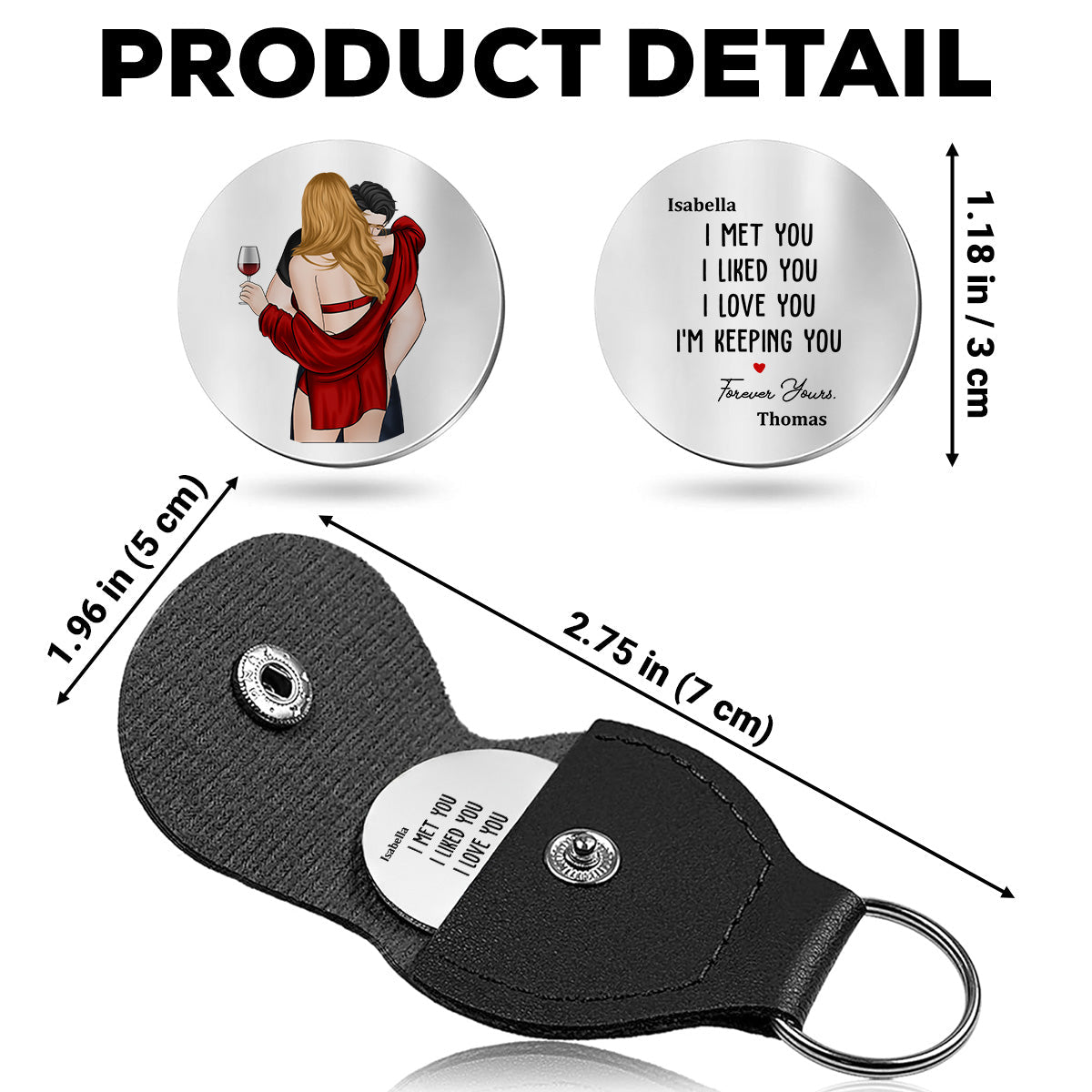 I Knew I Belonged To You - Personalized Custom Pocket Hug