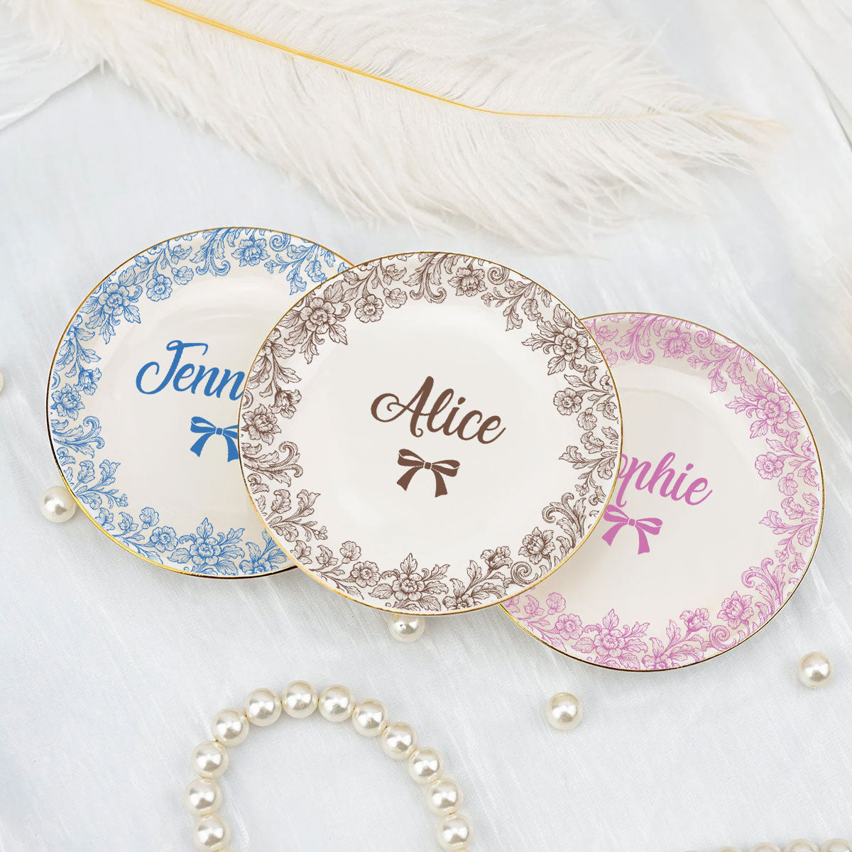 Beautiful Garden For Friend - Personalized Custom Jewelry Dish
