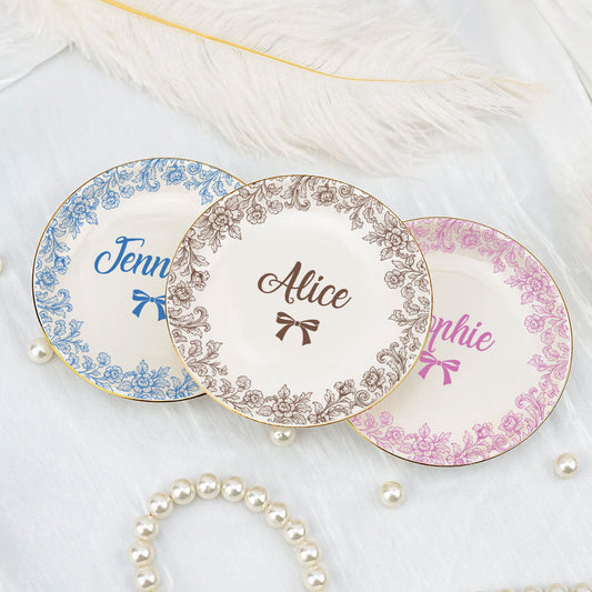 Beautiful Garden For Friend - Personalized Custom Jewelry Dish