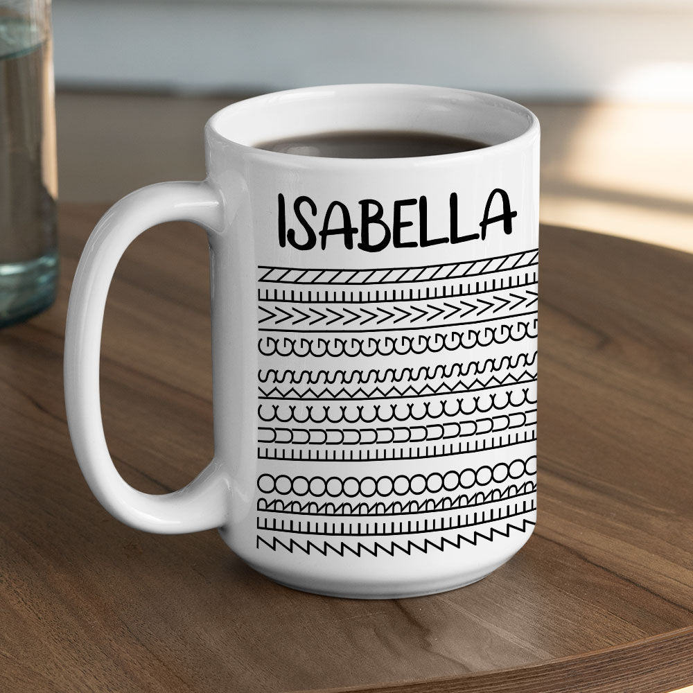 Hidden Words Pure Poetry - Personalized Custom Coffee Mug