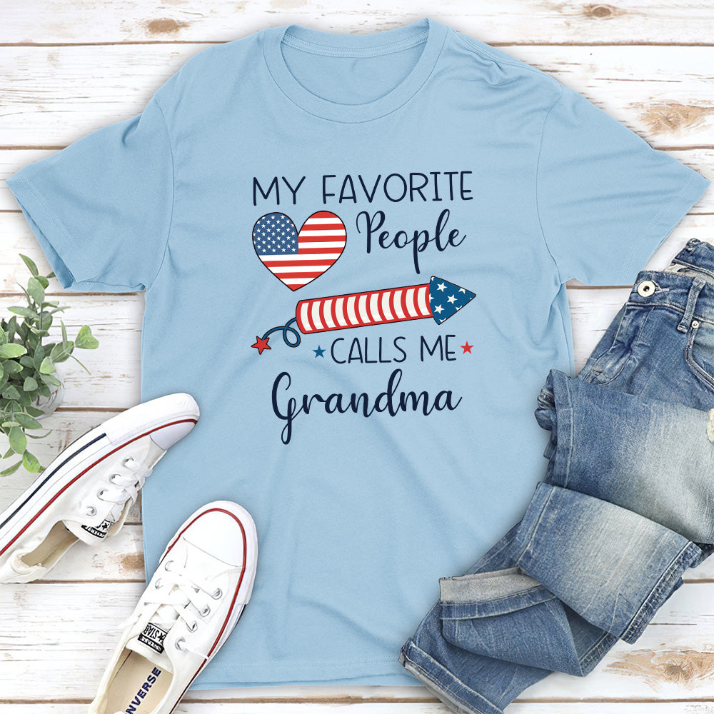 My Favorite People Calls Me Love - Personalized Custom Shirt