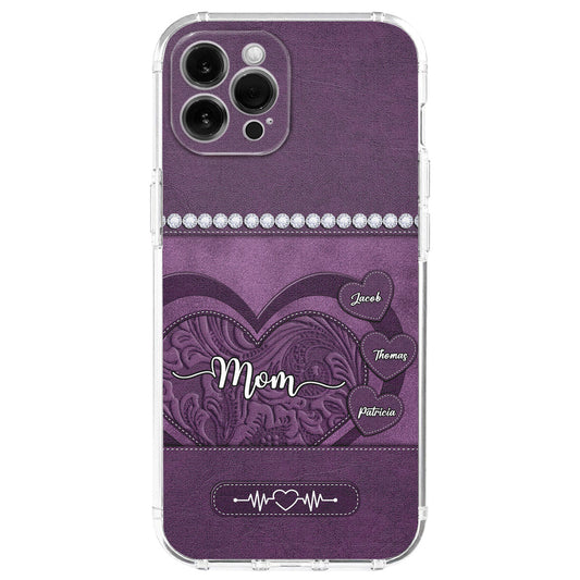 Floral Heart - Personalized Custom Phone Case