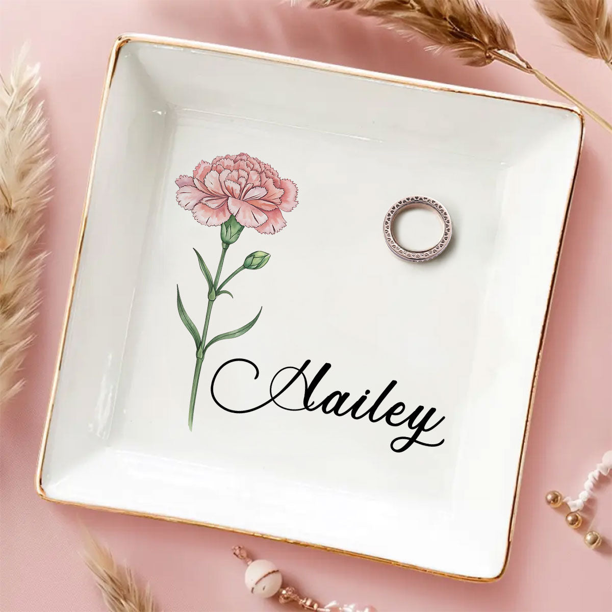 True Friends Endless Beauty - Personalized Custom Jewelry Dish
