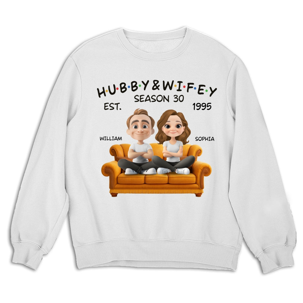 Hubby And Wifey Since - Personalized Custom Shirt