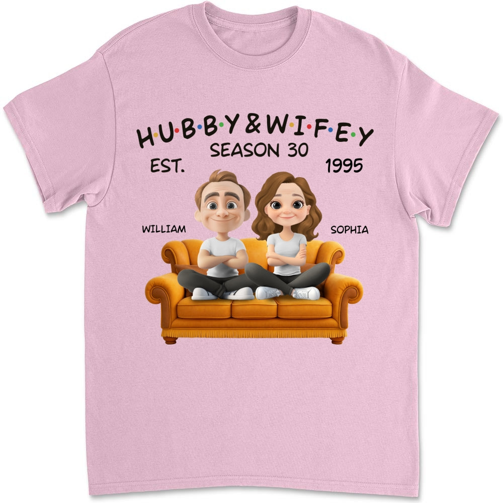 Hubby And Wifey Since - Personalized Custom Shirt