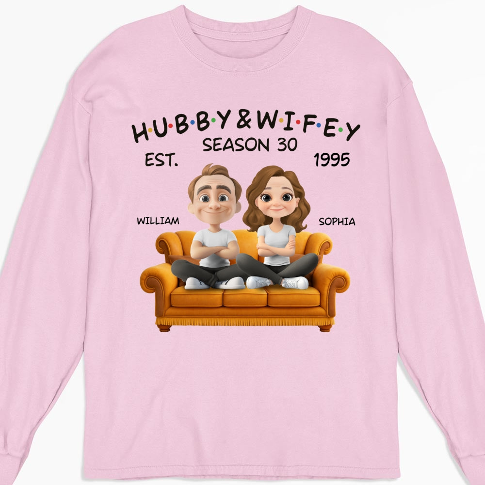 Hubby And Wifey Since - Personalized Custom Shirt
