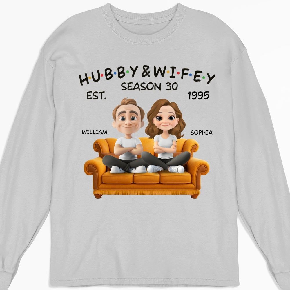 Hubby And Wifey Since - Personalized Custom Shirt