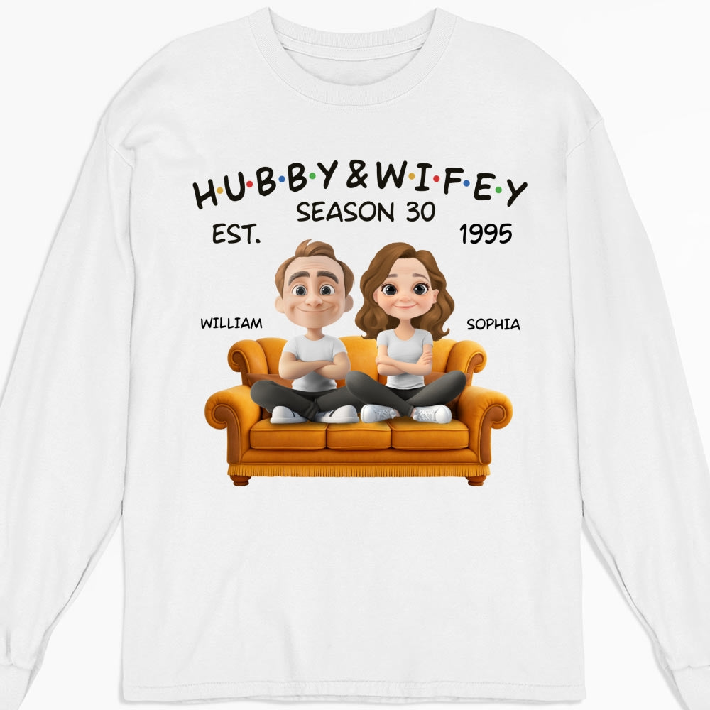 Hubby And Wifey Since - Personalized Custom Shirt