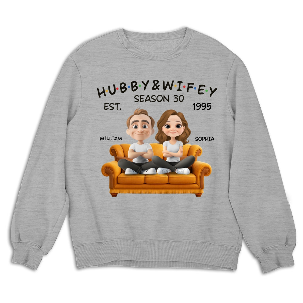 Hubby And Wifey Since - Personalized Custom Shirt