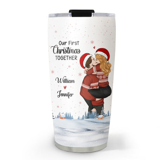 Our First Christmas 2024 - Personalized Custom Tumbler