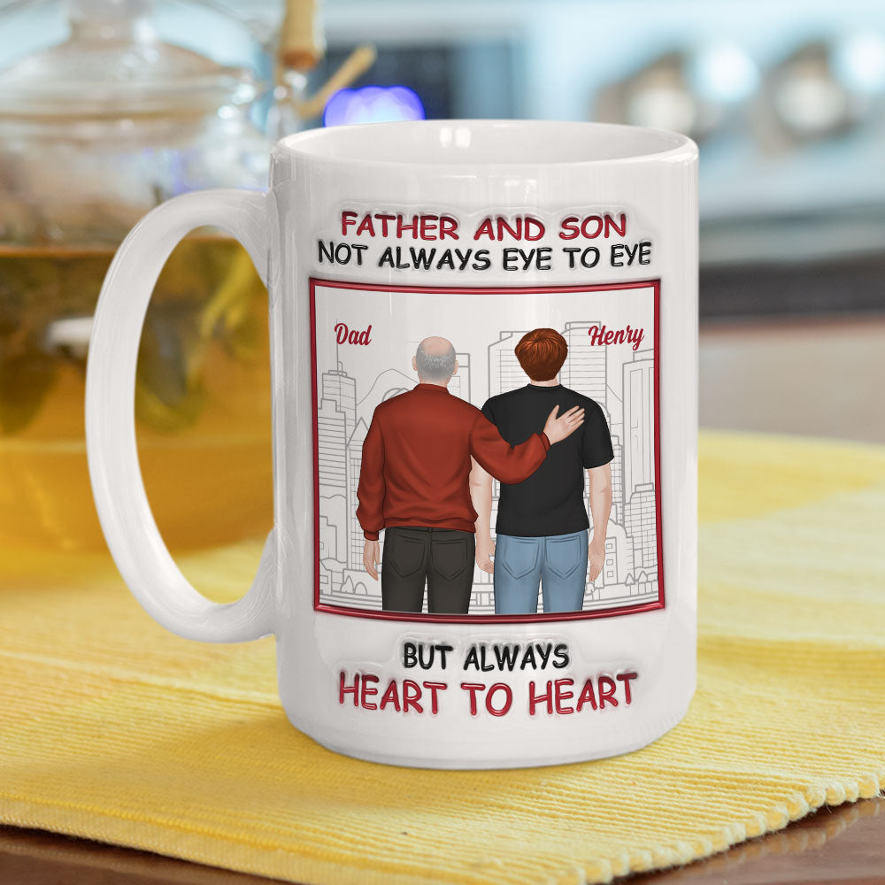 Our Hearts Beat In Harmony - Personalized Custom 3D Inflated Effect Mug