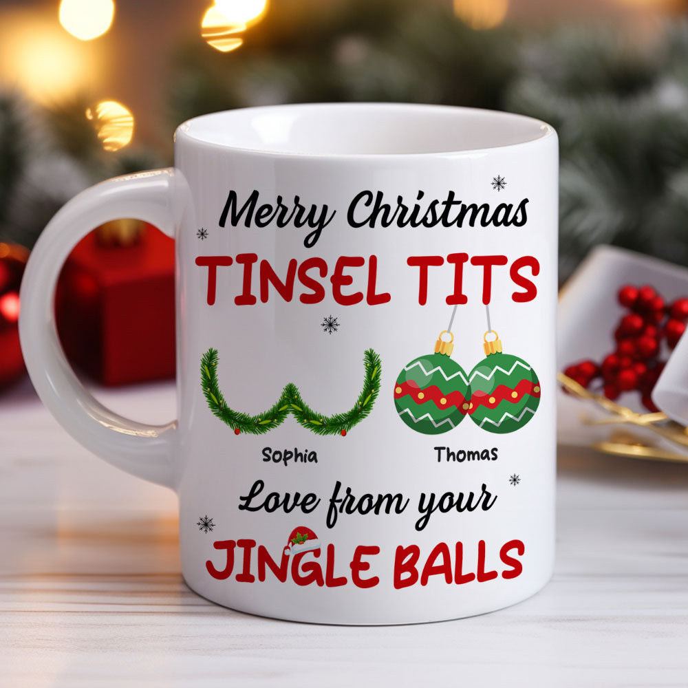 Jingle Balls - Personalized Custom Coffee Mug