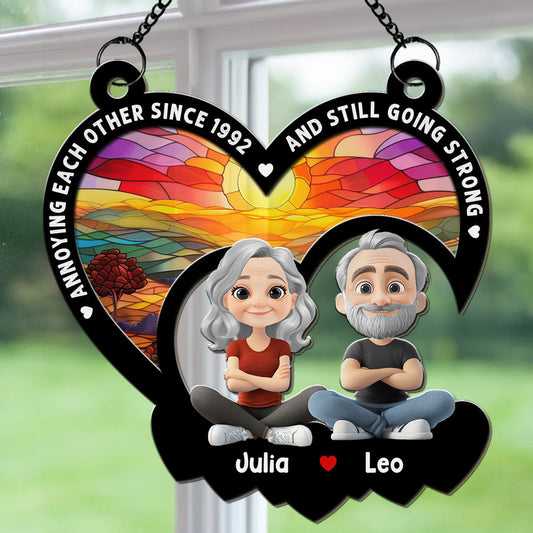 Forever With You - Personalized Custom Suncatcher