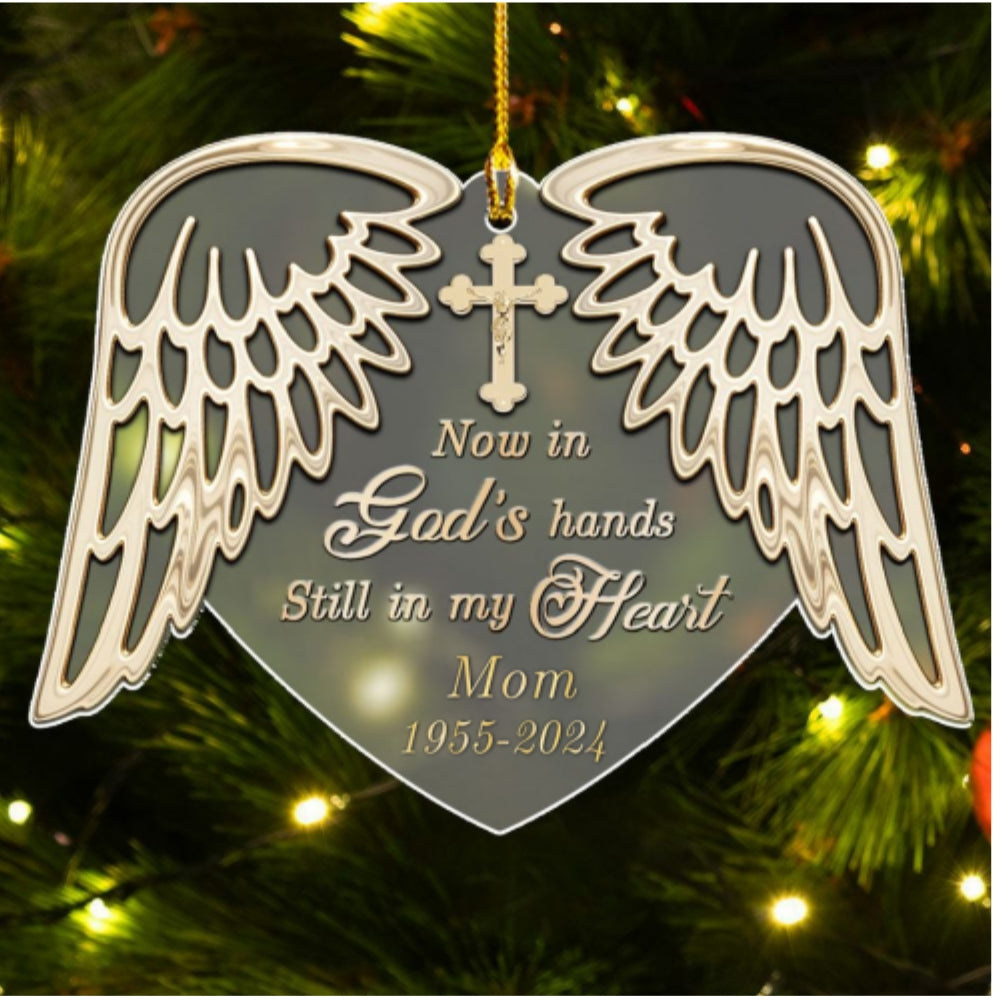 Still In My Heart - Personalized Custom Frosted Acrylic Ornament