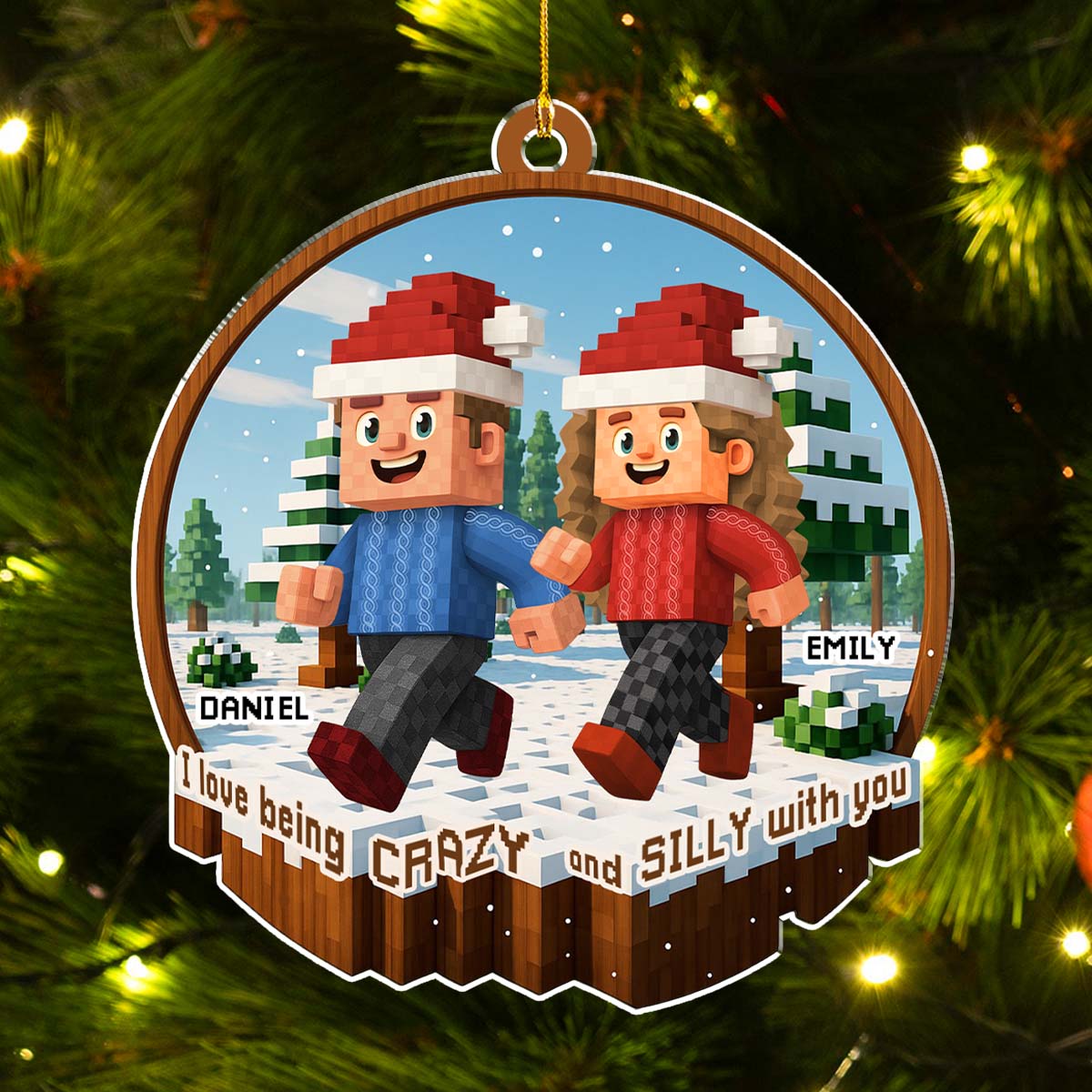 Together We Make Us - Personalized Custom Acrylic Ornament