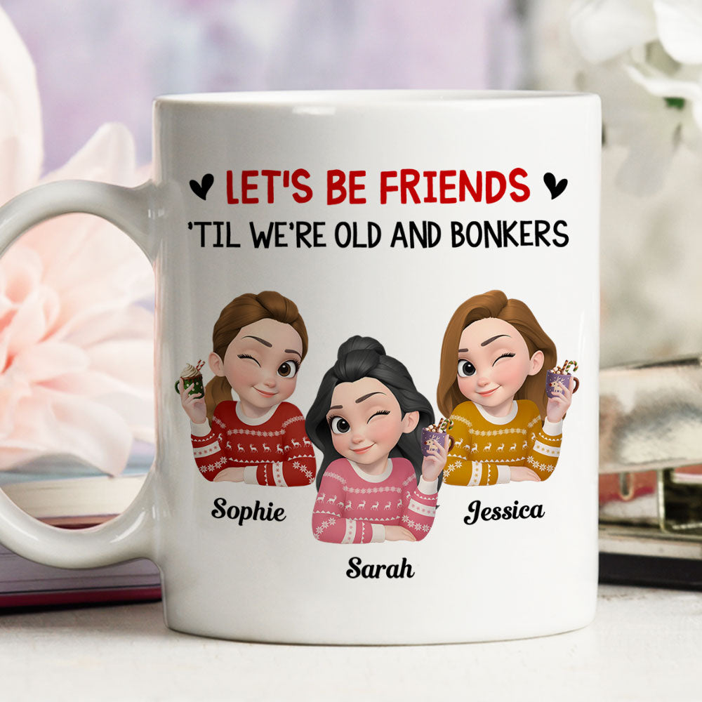Lets Be Friend - Personalized Custom Coffee Mug