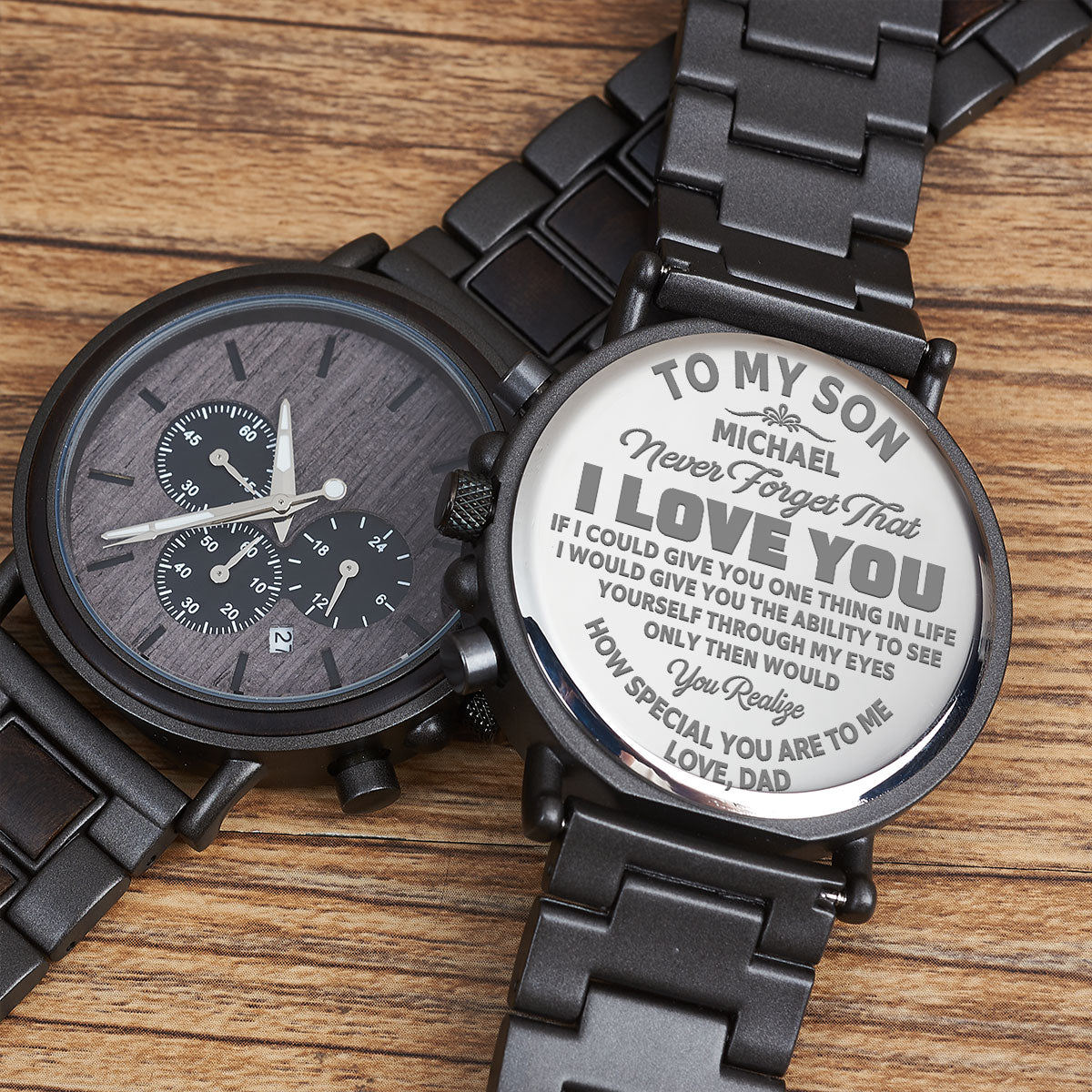 How Special You Are To Me - Personalized Engraved Wooden Watches GQ026