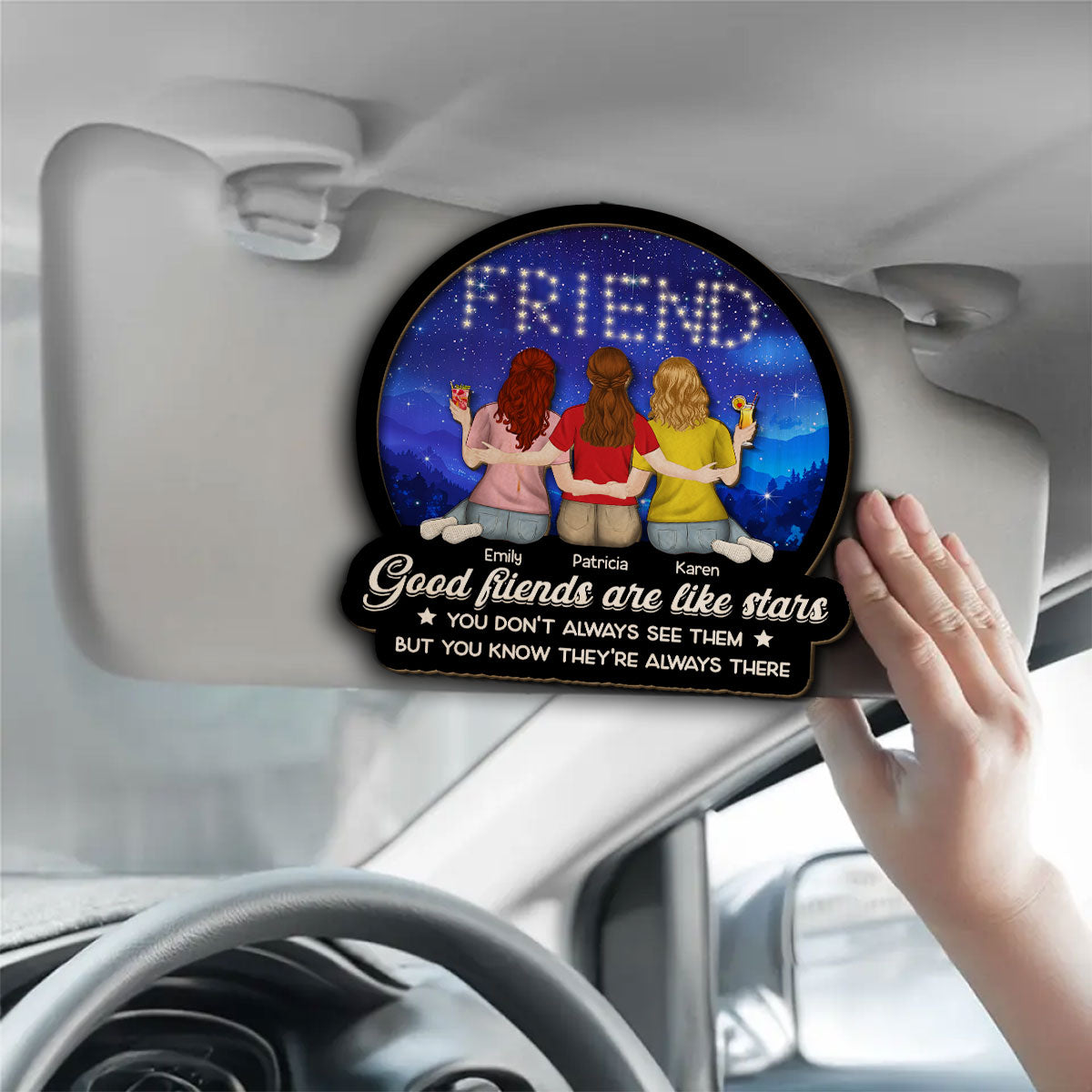 They Are Always There - Personalized Custom Car Visor Clip