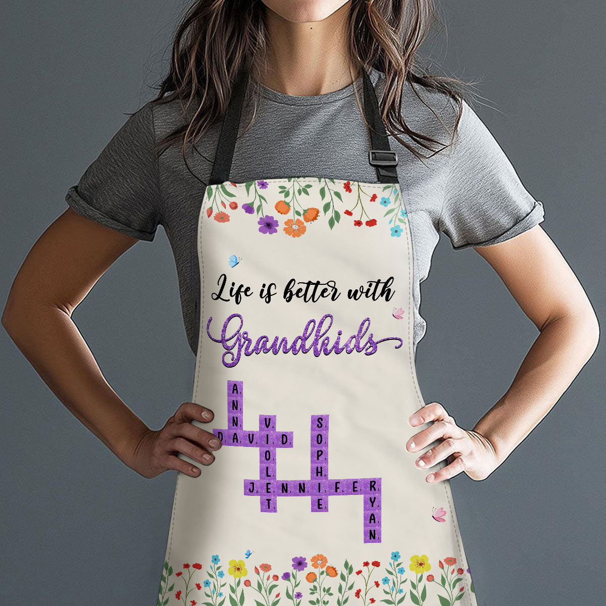 Grandkids - Personalized Custom Apron