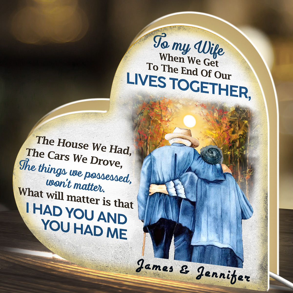 I Had You - Personalized Custom Light Box