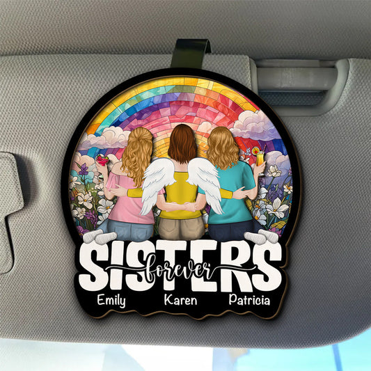 Sisters Beyond Time - Personalized Custom Car Visor Clip