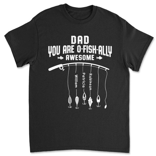 Ofishally Awesome Dad - Personalized Custom Shirt