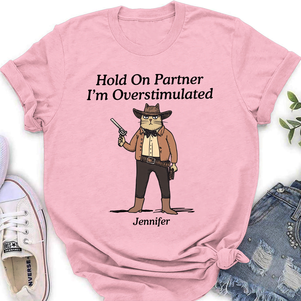 Hold On Partner - Personalized Custom Shirt