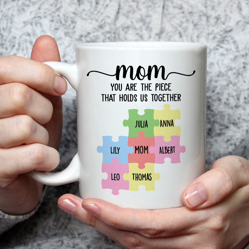 Piece That Hold Us Together - Personalized Custom Coffee Mug