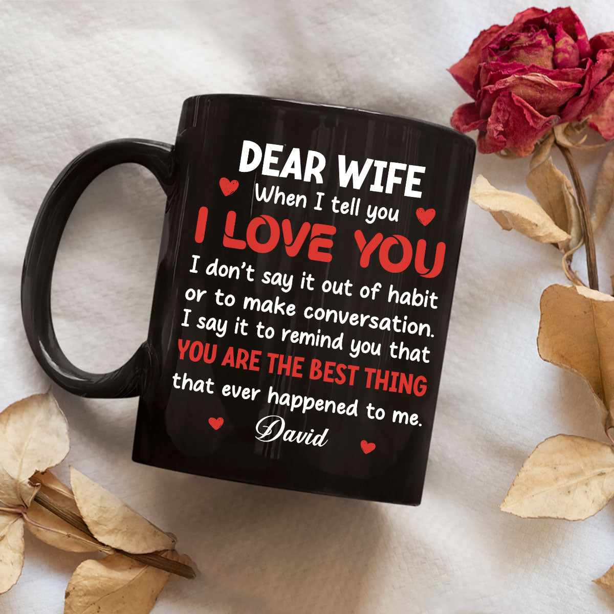 You Are Best Thing About Me - Personalized Custom Coffee Mug