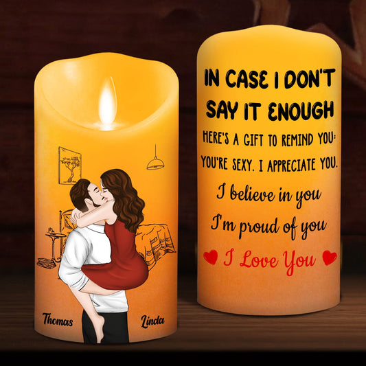 I Am Proud Of You - Personalized Custom LED Candle