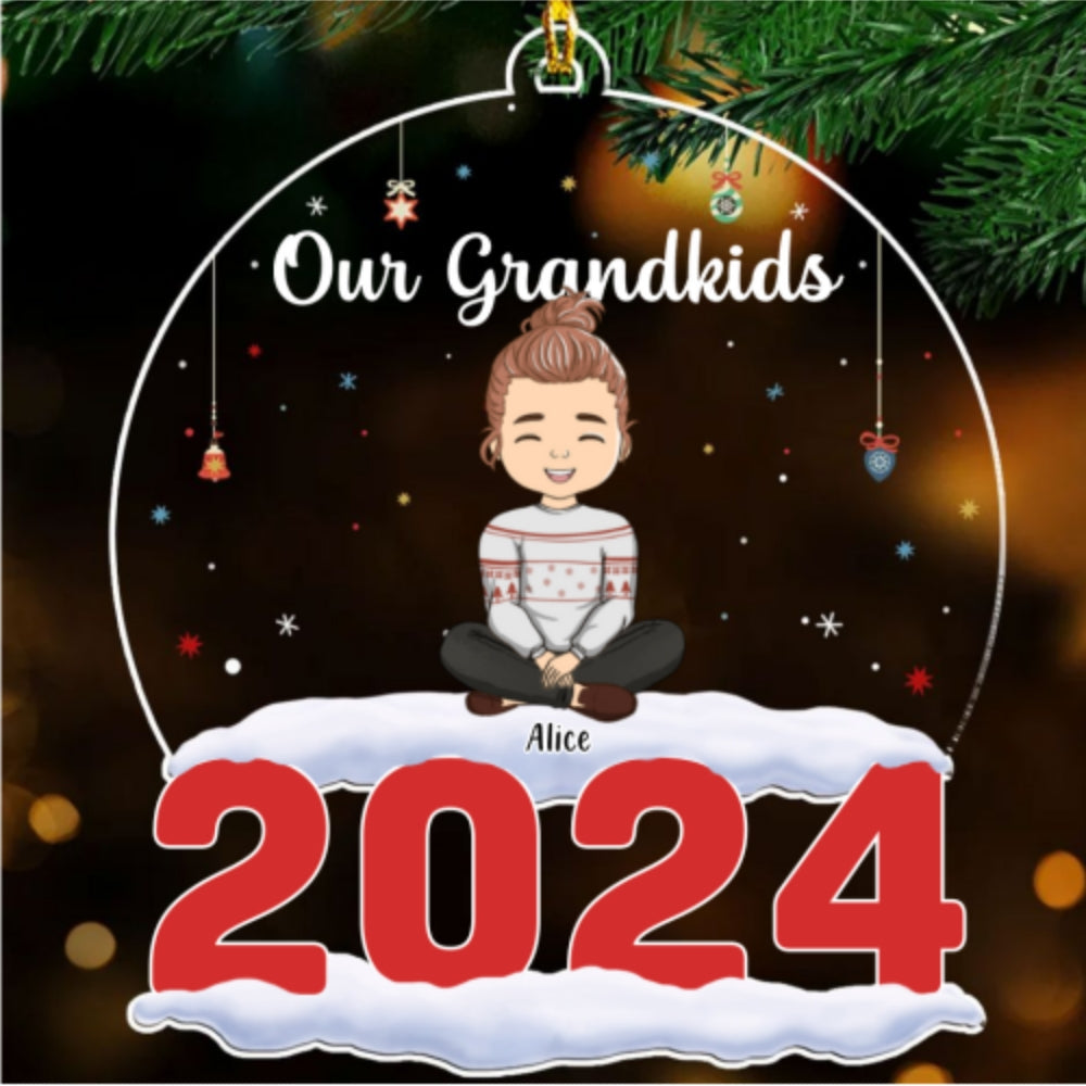 My Grandkids - Personalized Custom Acrylic Ornament