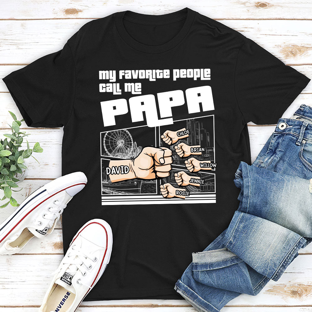 Best Grandpa Ever - Personalized Custom Shirt