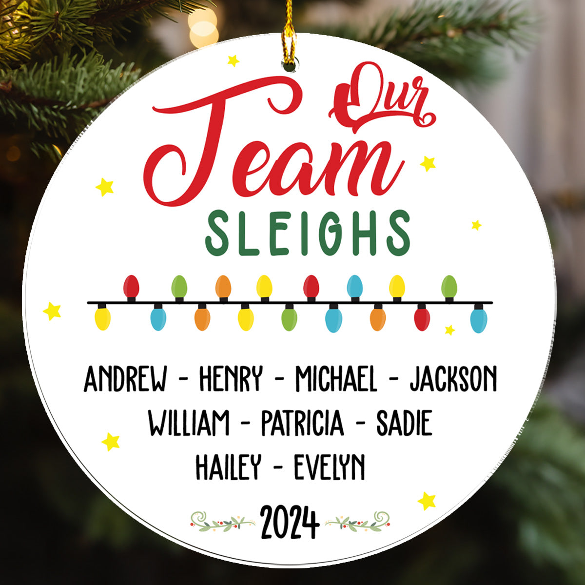 Best Teammate - Personalized Custom Acrylic Ornament