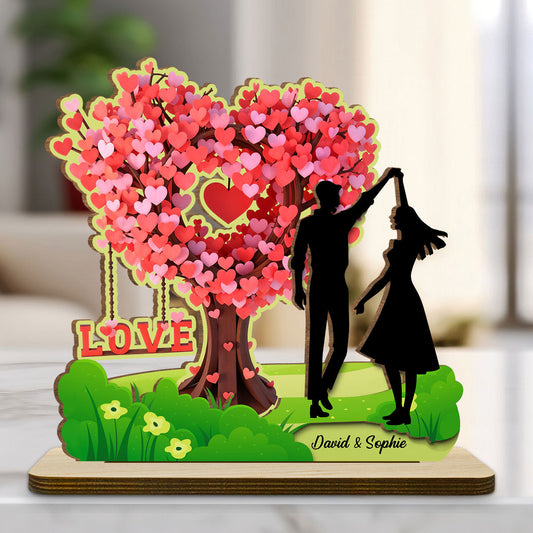 You Are My Everything - Personalized Custom 2-Layer Wood Plaque With Flat Base