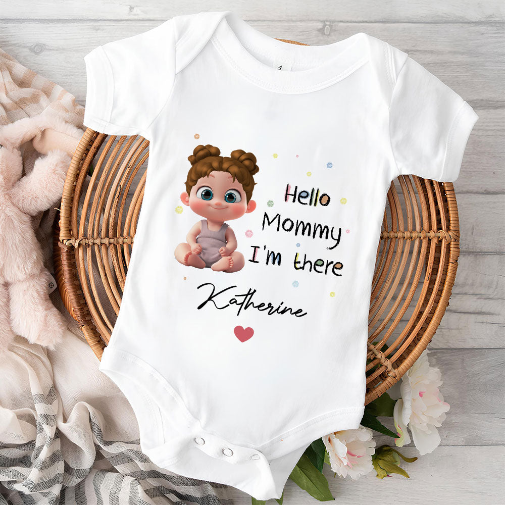 Mommy I Am There - Personalized Custom Baby Onesie