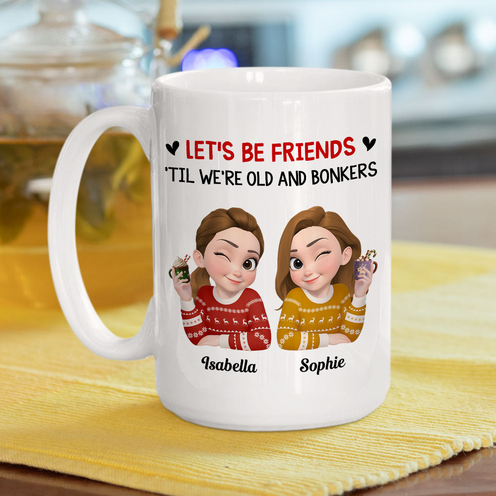 Lets Be Friend - Personalized Custom Coffee Mug