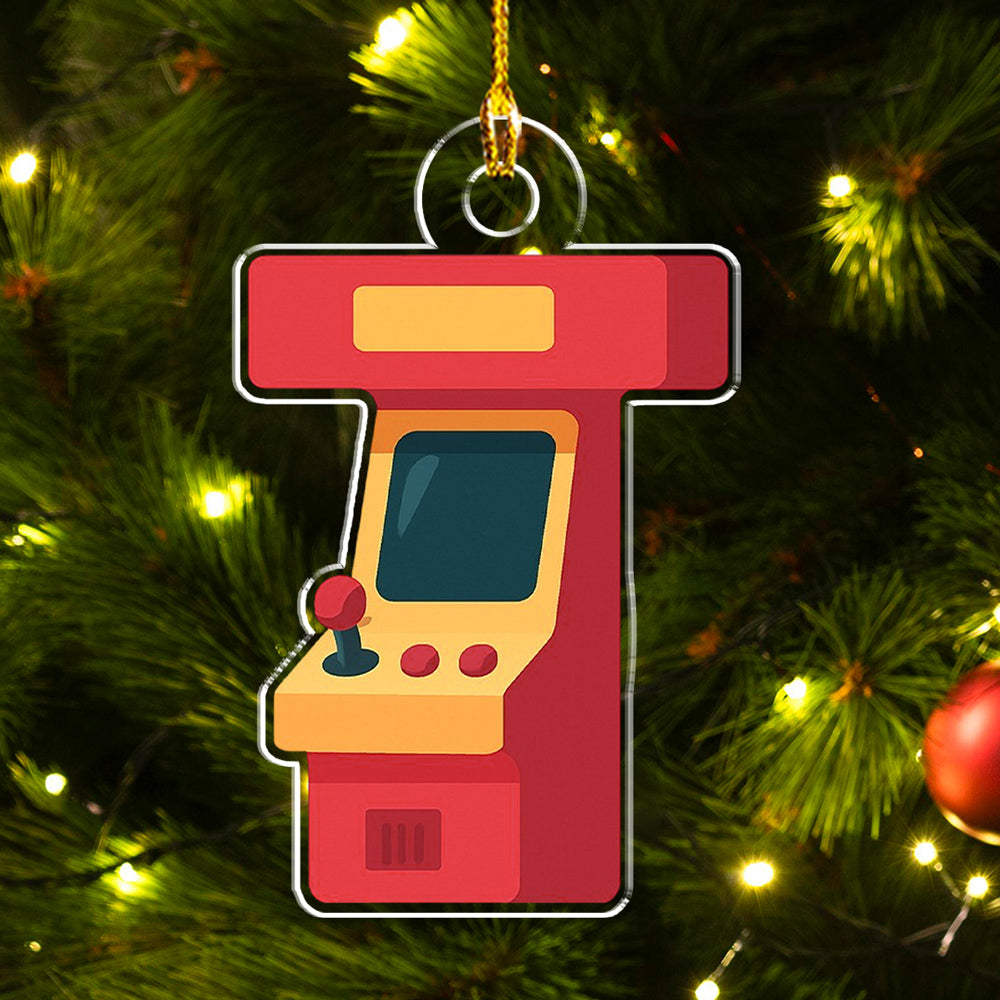 Alphabet Game Cartoon - Personalized Custom Acrylic Ornament