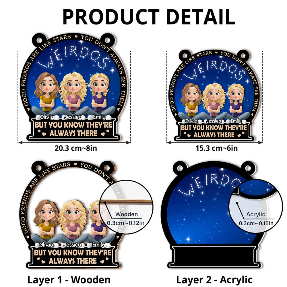 Always There - Personalized Custom Suncatcher