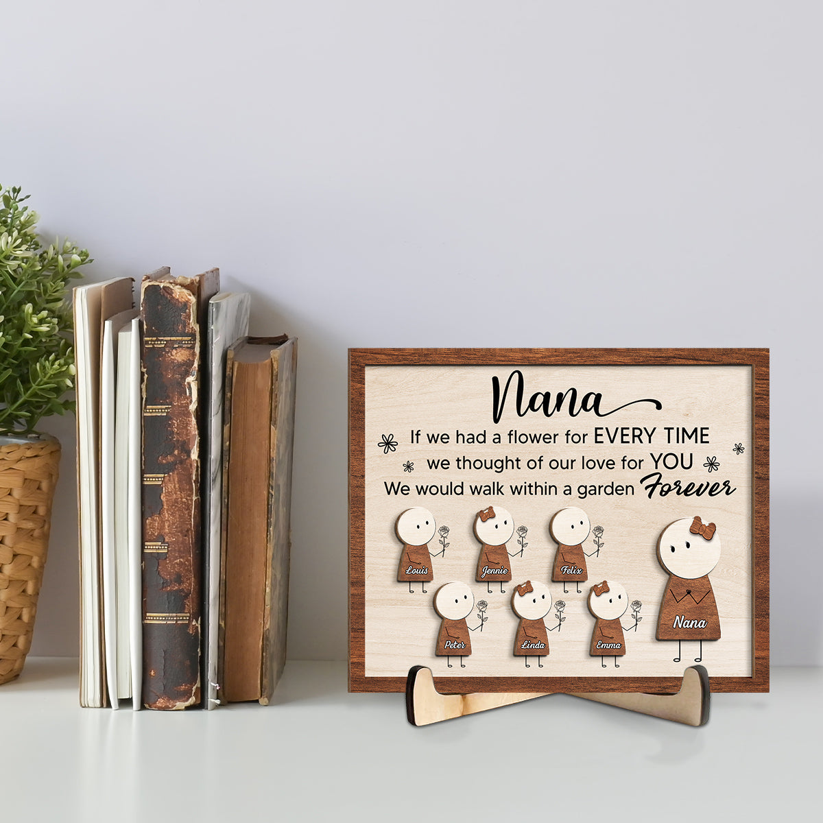 Our Love For You - Personalized Custom Wooden Plaque