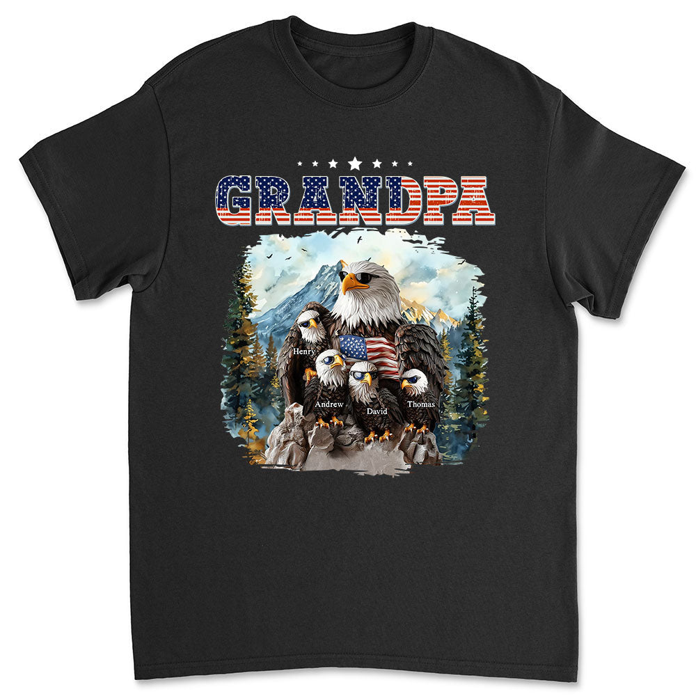 Eagle Papa - Personalized Custom Shirt