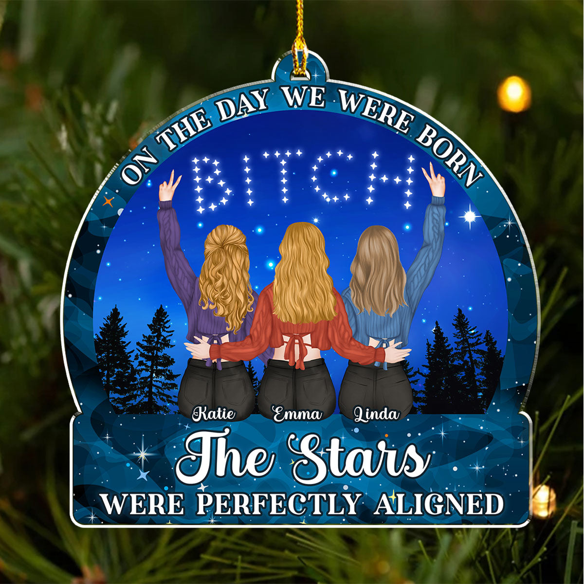 The Day - Personalized Custom Acrylic Ornament