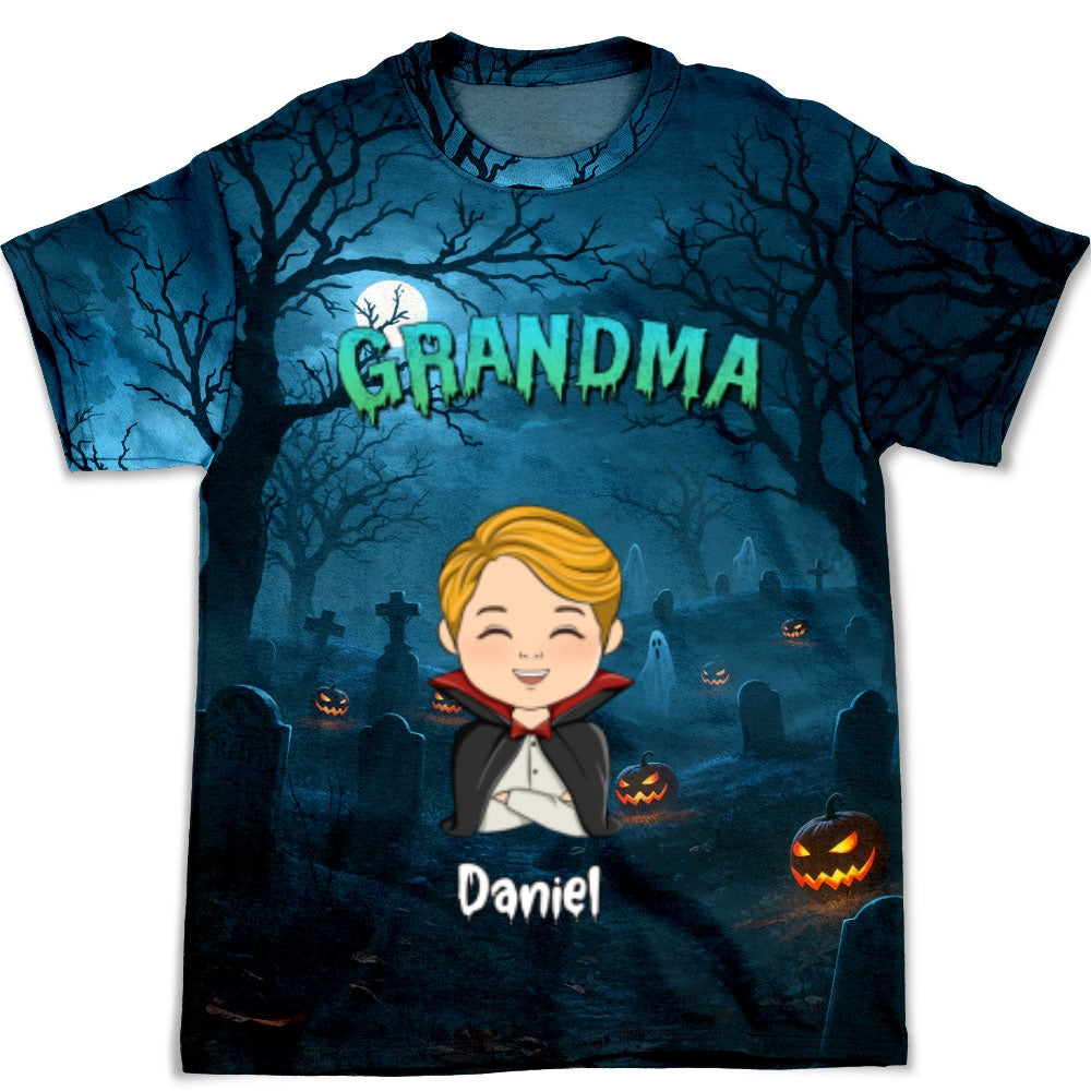 Granny Of My Babies - Personalized Custom All-over-print T-shirt